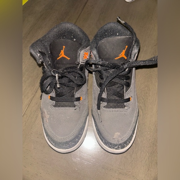 Jordan 3 retro fear pack sneakers size 13c - Picture 1 of 8